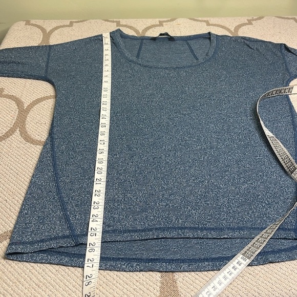 The North Face Womens Blue Modoc Scoop Neck base layer long sleeve shirt - Picture 6 of 12